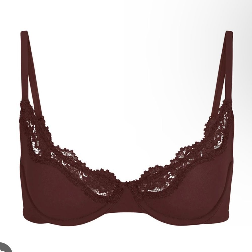 NWT SKIMS fits everybody lace underwire bra - Picture 4 of 5